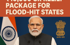PM Announces ₹10,000 Cr Relief Package for Flood-Hit States | Government Approves Massive Flood Aid