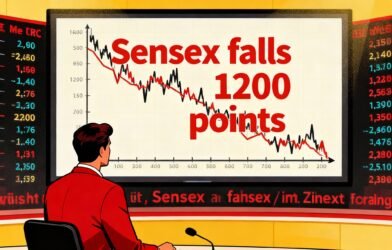 Stock Market Crash: Sensex Falls 1,200 Points | Global Selloff Hits Indian Markets